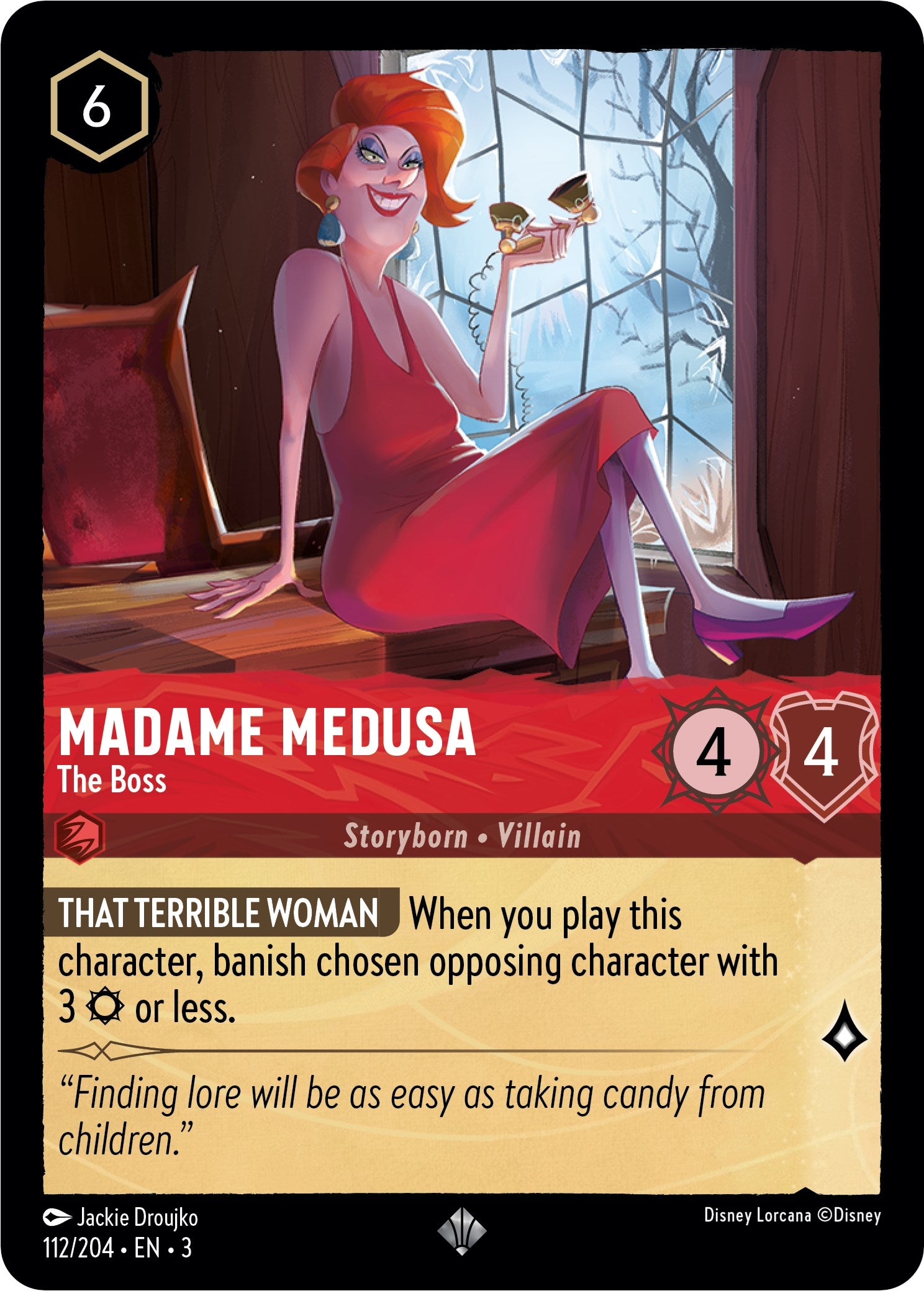 Madame Medusa - The Boss (112/204) [Into the Inklands] | Event Horizon Hobbies CA