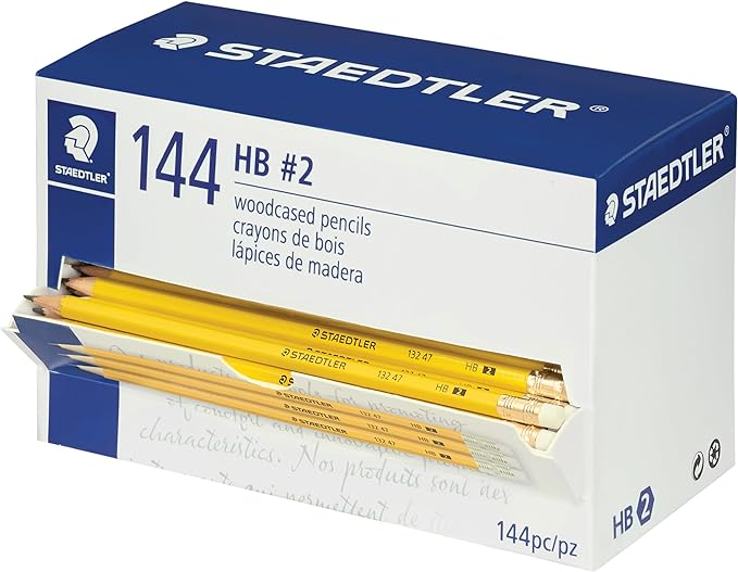 Staedtler - Yellow School Pencils HB #2 (Individual) | Event Horizon Hobbies CA