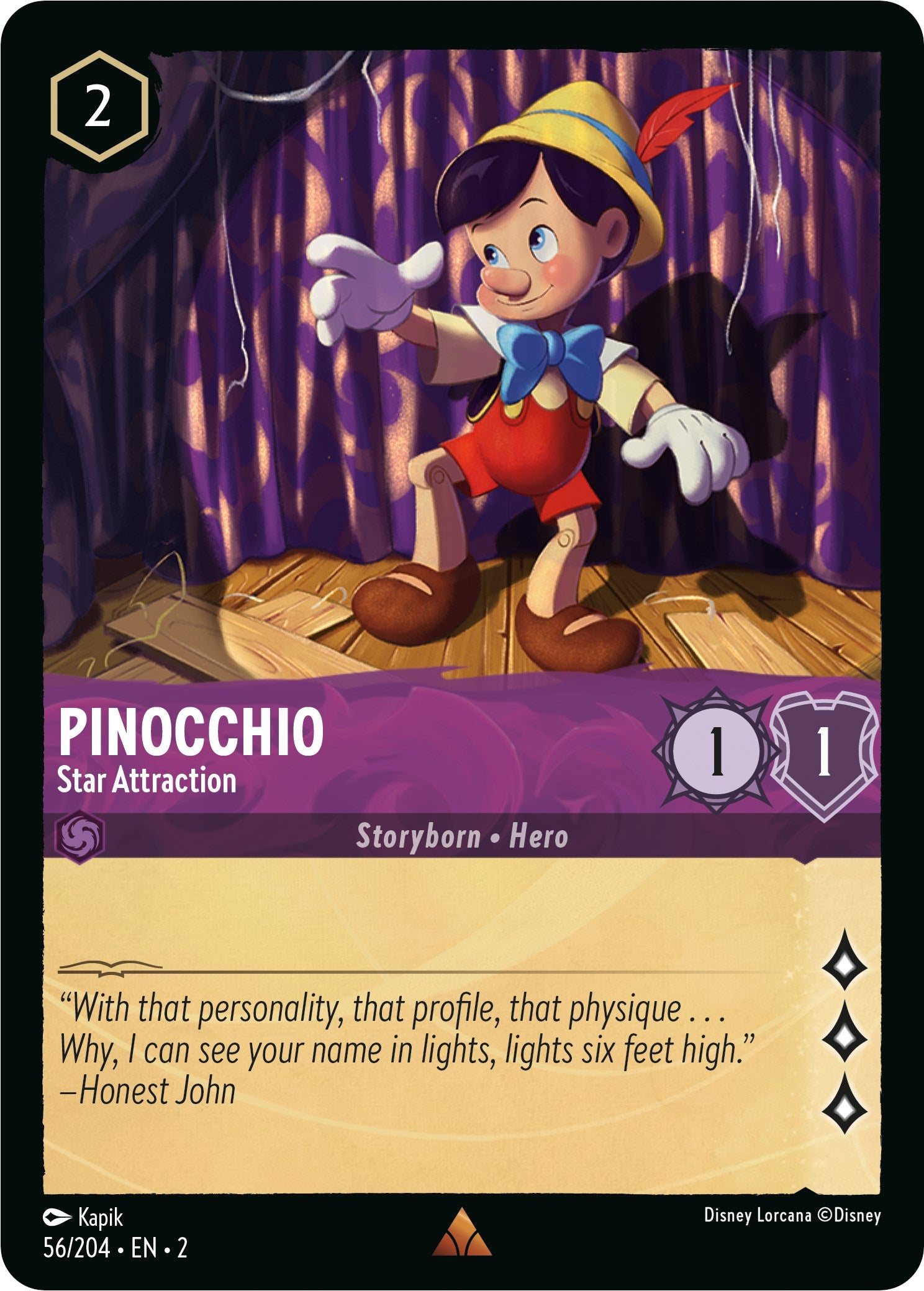 Pinocchio - Star Attraction (56/204) [Rise of the Floodborn] | Event Horizon Hobbies CA