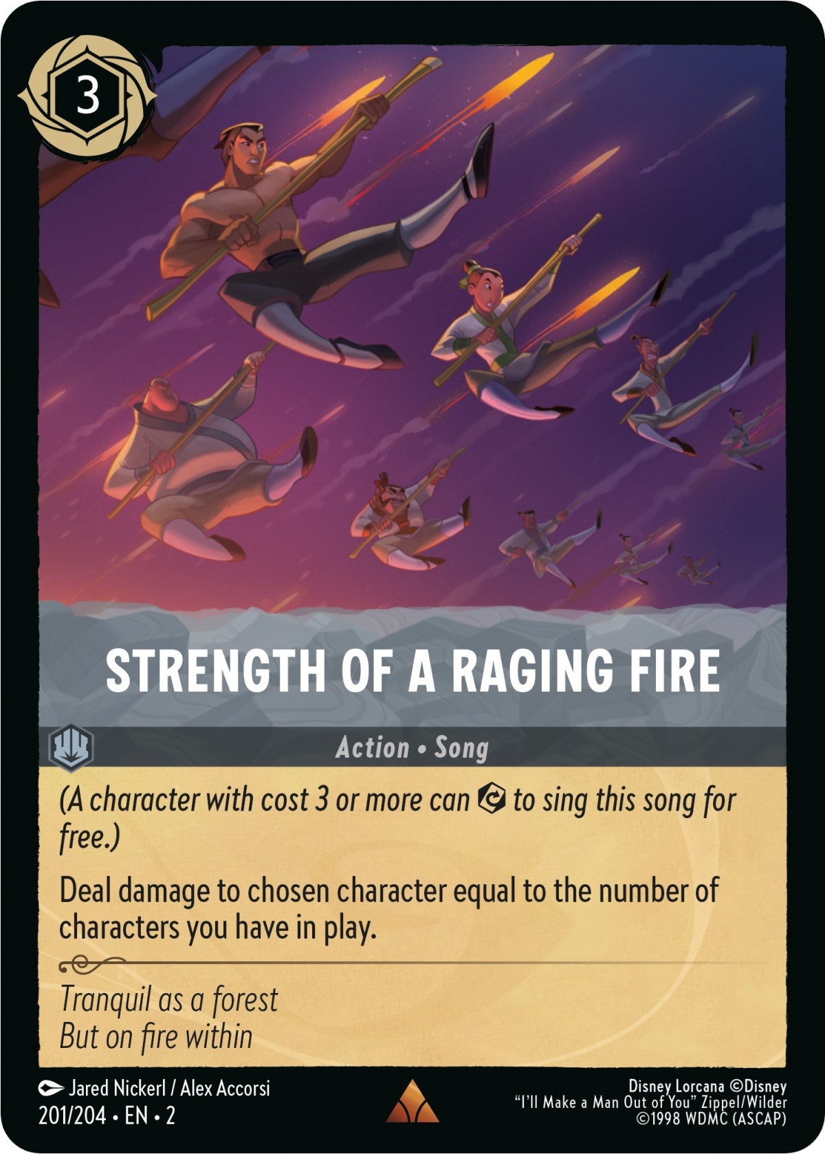 Strength of a Raging Fire (201/204) [Rise of the Floodborn] | Event Horizon Hobbies CA