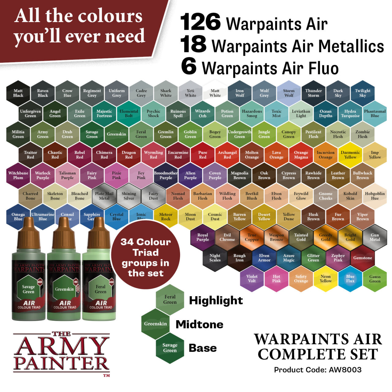 The Army Painter - Warpaints Air | Event Horizon Hobbies CA