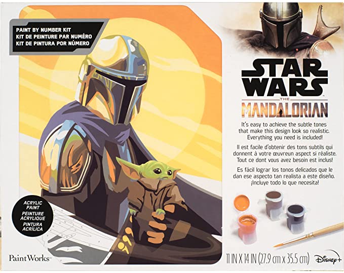 PaintWorks - Paint By Numbers - Mandalorian | Event Horizon Hobbies CA