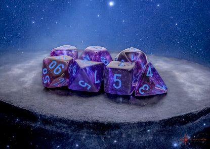 Dice - Chessex - Mega - Nebula Nocturnal / Blue