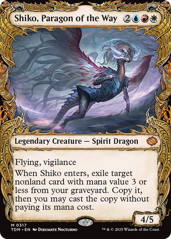 Shiko, Paragon of the Way (Showcase) [Tarkir: Dragonstorm]