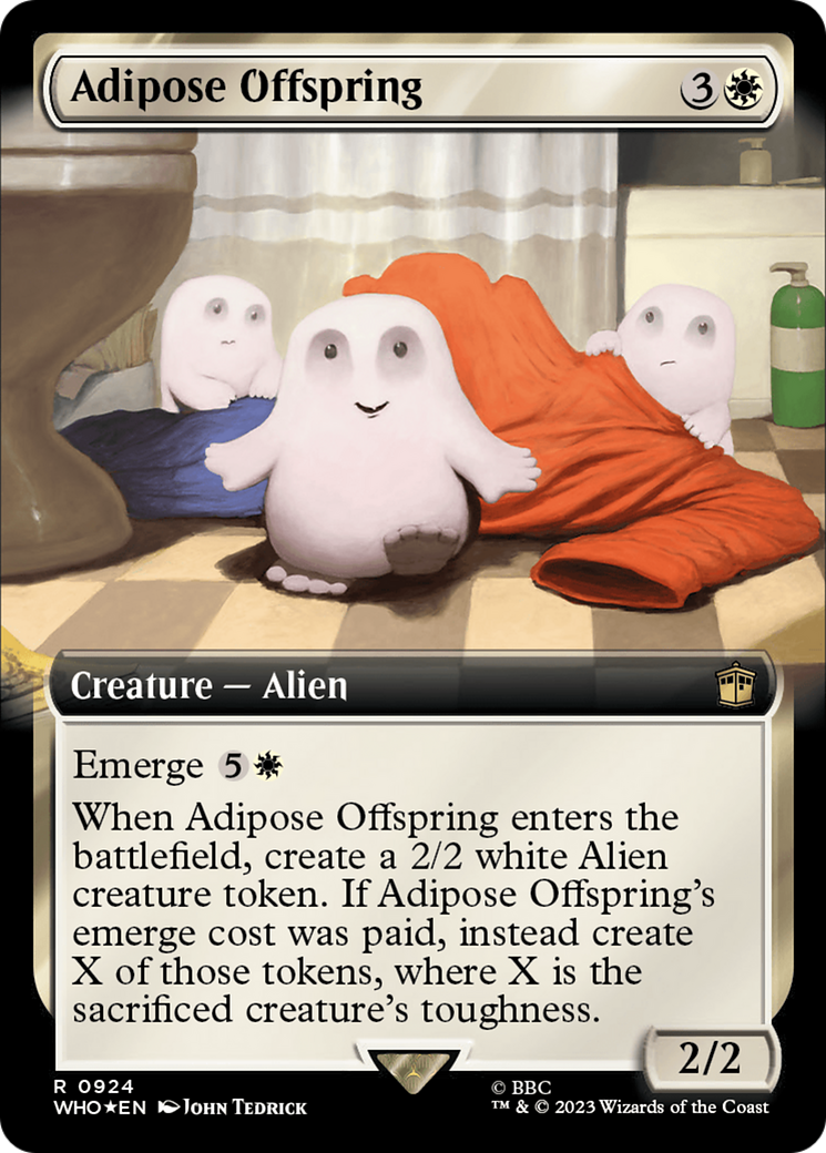 Adipose Offspring (Extended Art) (Surge Foil) [Doctor Who] | Event Horizon Hobbies CA