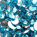 Beading - Flat Back/Cabochon - Acrylic Rhinestones (10x14mm)