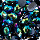 Beading - Flat Back/Cabochon - Acrylic Rhinestones (10x14mm)