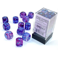 Dice - Chessex - 16mm D6 (12pc) - Nebula | Event Horizon Hobbies CA