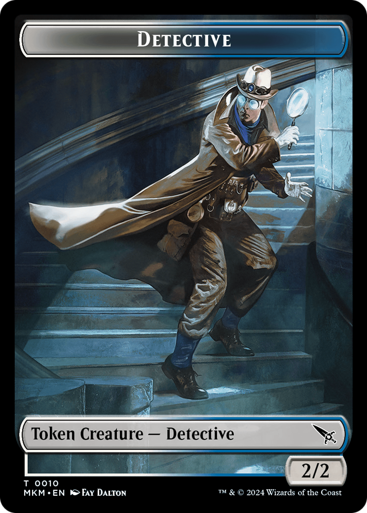 Detective // Spider Double-Sided Token [Murders at Karlov Manor Tokens] | Event Horizon Hobbies CA