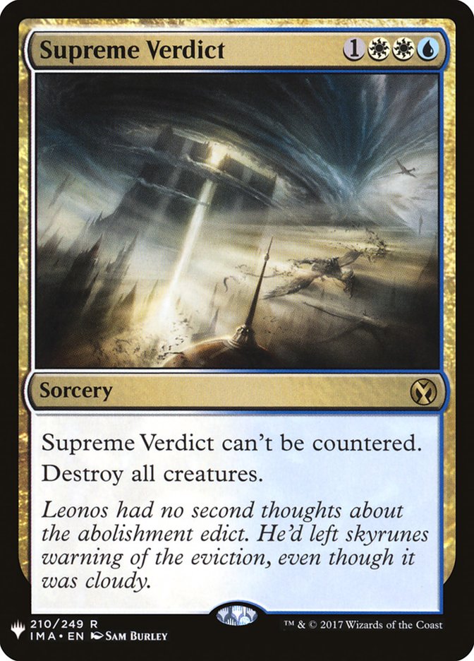 Supreme Verdict [Mystery Booster] | Event Horizon Hobbies CA
