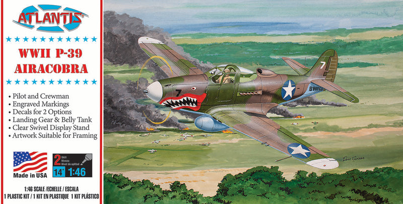 Model Kit - Atlantis - P-39 Airacobra