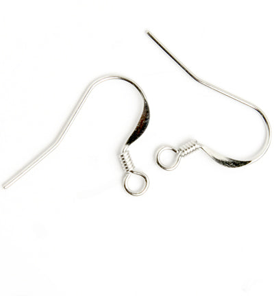 Beading - Earring  - Fish Hook - Slender Stainless Steel (10 pcs)
