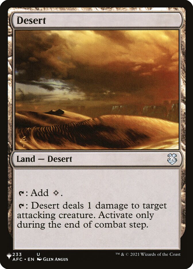 Desert [The List] | Event Horizon Hobbies CA