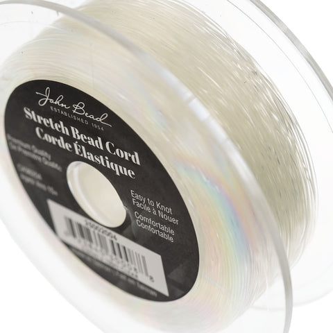 Beading - Thread - Stretch Bead Cord - Clear 0.7mm x 25m