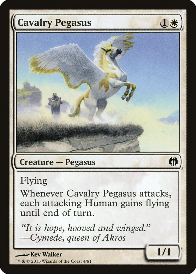Cavalry Pegasus [Duel Decks: Heroes vs. Monsters] | Event Horizon Hobbies CA
