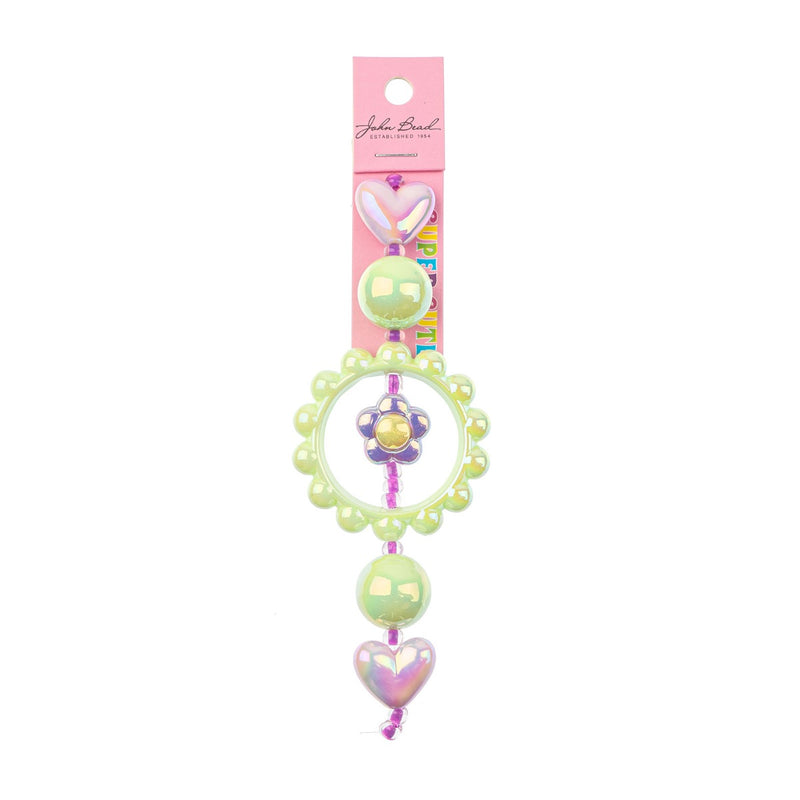 Beading - Super Cute - Acrylic Bead 5" Strand - Round/Ring