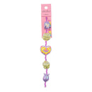 Beading - Super Cute - Acrylic Bead 5" Strand - Roses/Heart/Tulips