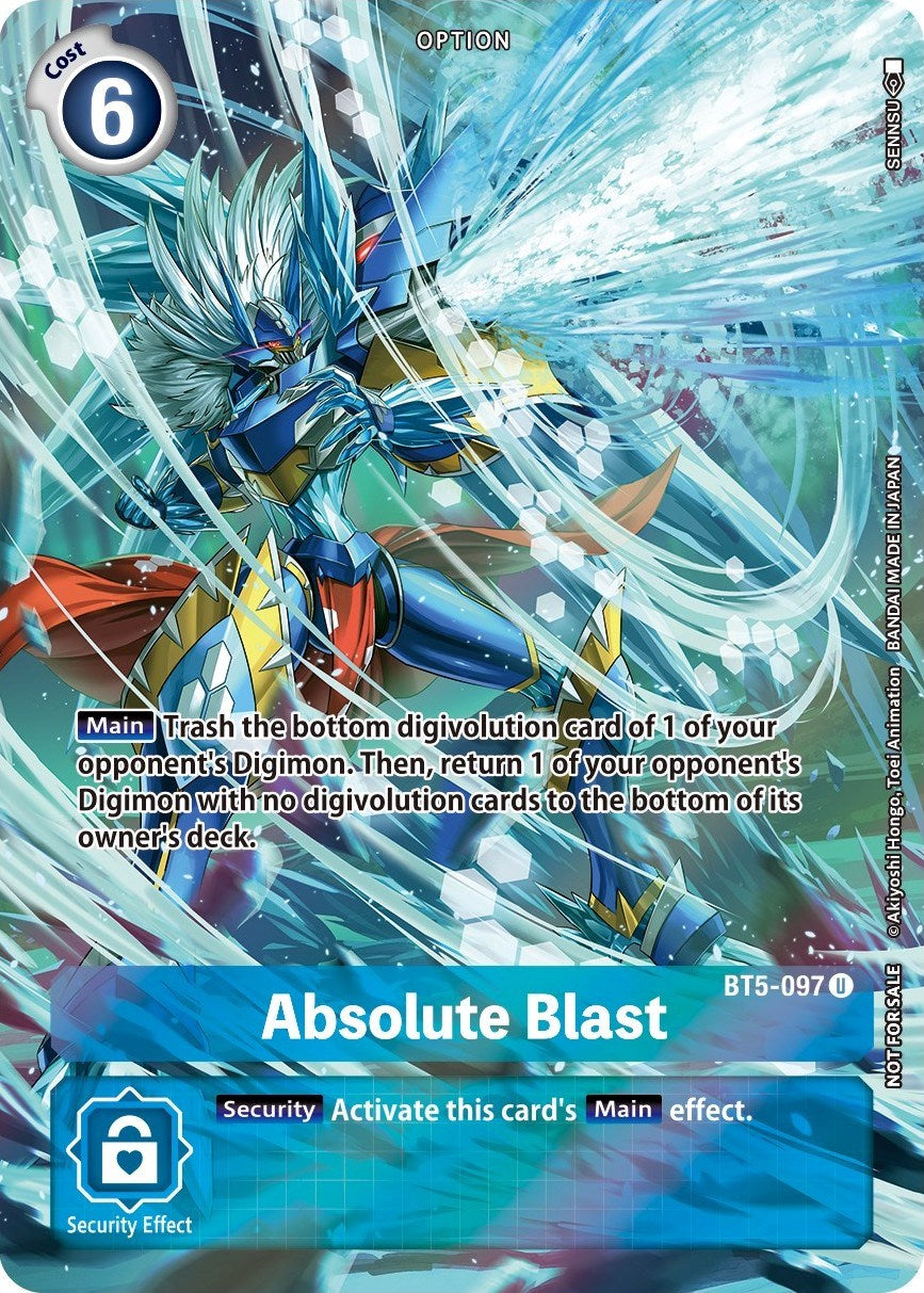 Absolute Blast [BT5-097] (Summer 2022 Dash Pack) [Battle of Omni Promos] | Event Horizon Hobbies CA