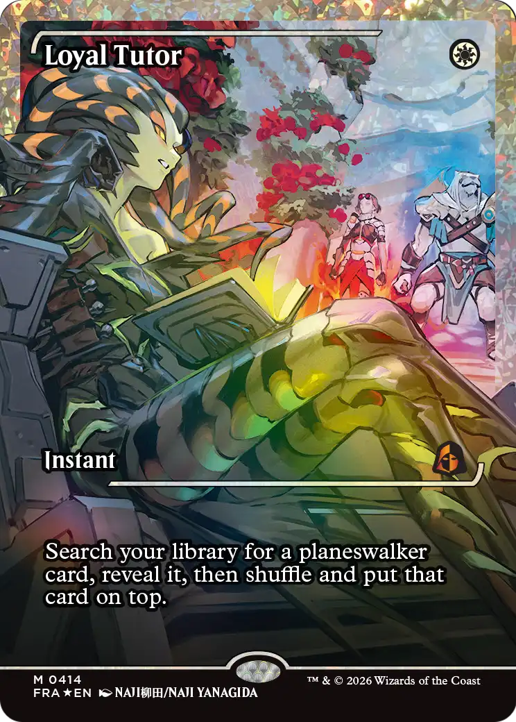 Loyal Tutor (Showcase) (Fracture Foil) [Reality Fracture]