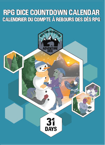 Adventure Dice - Polyhedral Dice Advent Calendar 2023 - 31 Days