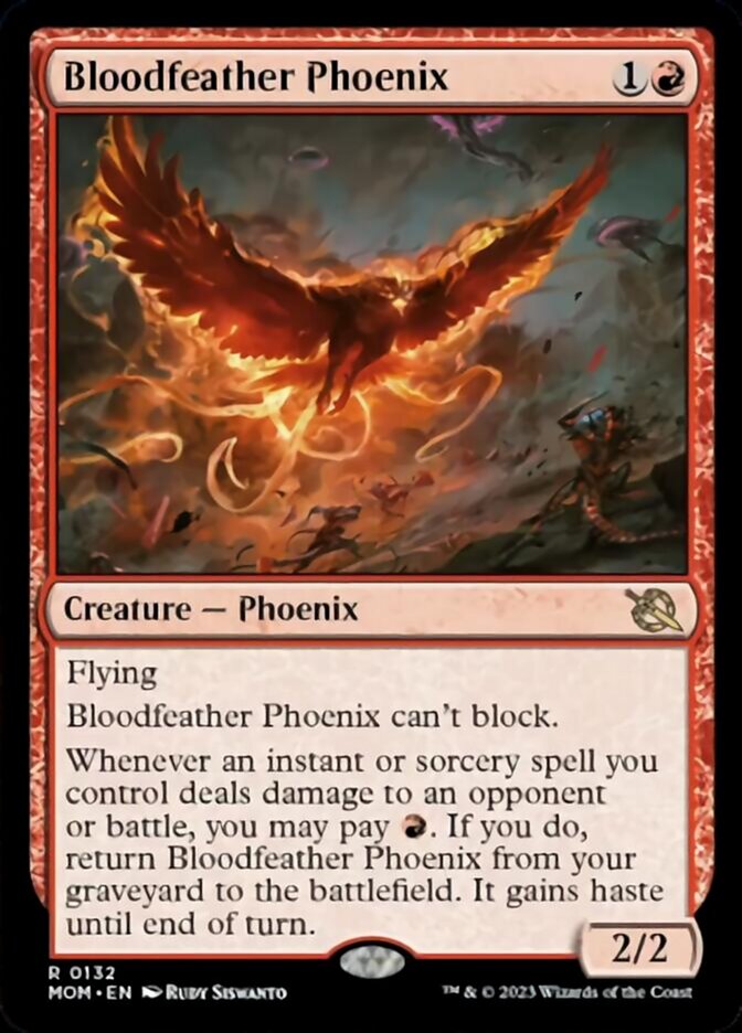 Bloodfeather Phoenix [March of the Machine] | Event Horizon Hobbies CA