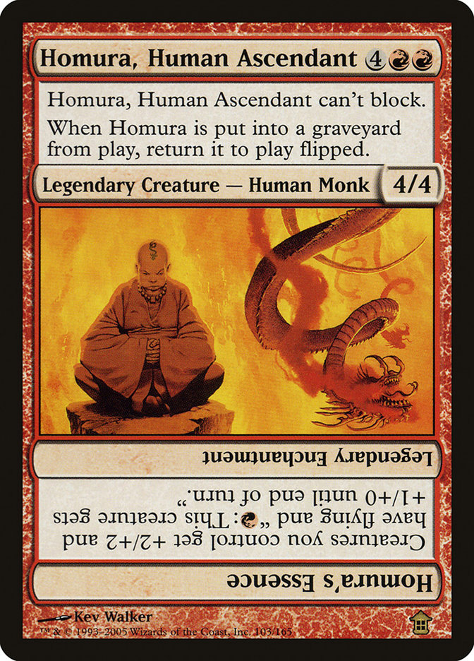 Homura, Human Ascendant // Homura's Essence [Saviors of Kamigawa] | Event Horizon Hobbies CA
