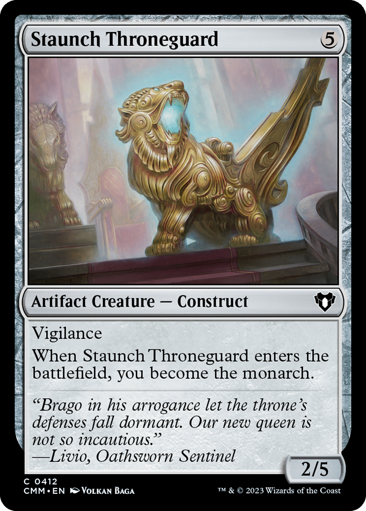 Staunch Throneguard [Commander Masters] | Event Horizon Hobbies CA