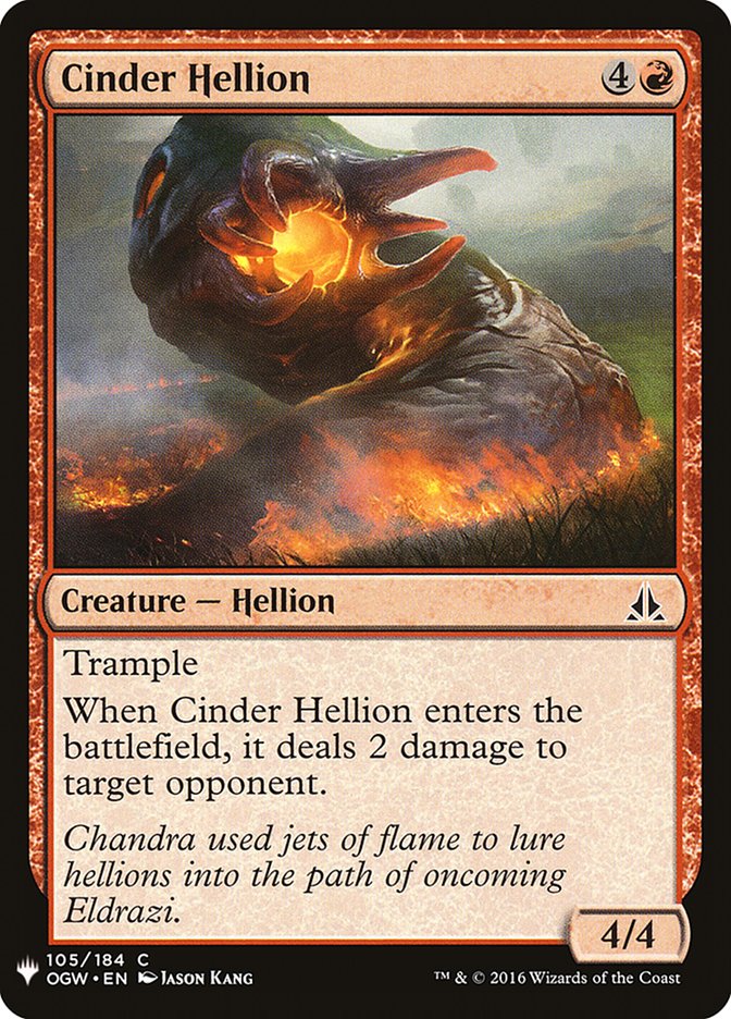 Cinder Hellion [Mystery Booster] | Event Horizon Hobbies CA