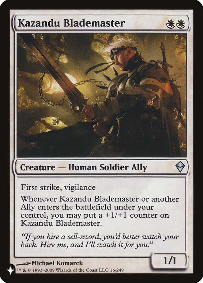 Kazandu Blademaster [The List] | Event Horizon Hobbies CA