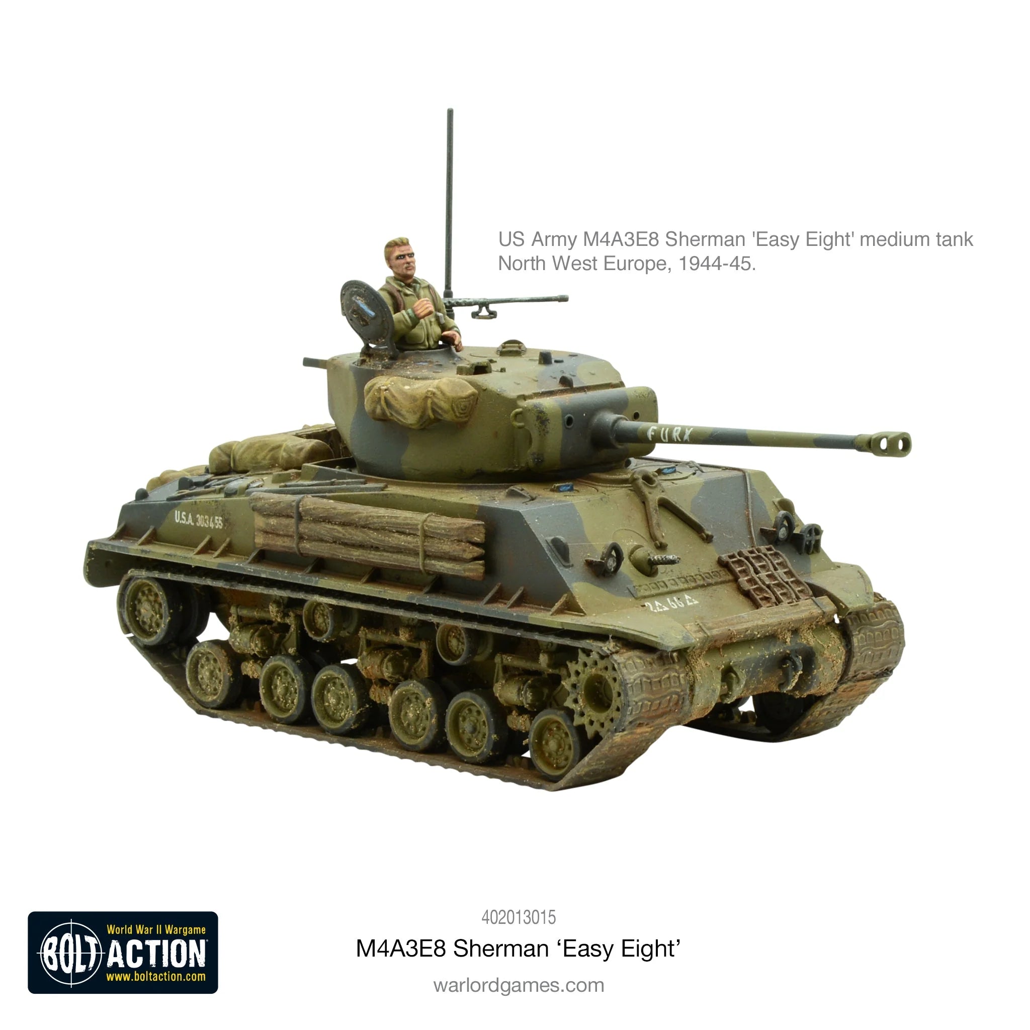 Warlord Games - Bolt Action - U.S. M4A3E8 Sherman "Easy Eight" | Event Horizon Hobbies CA