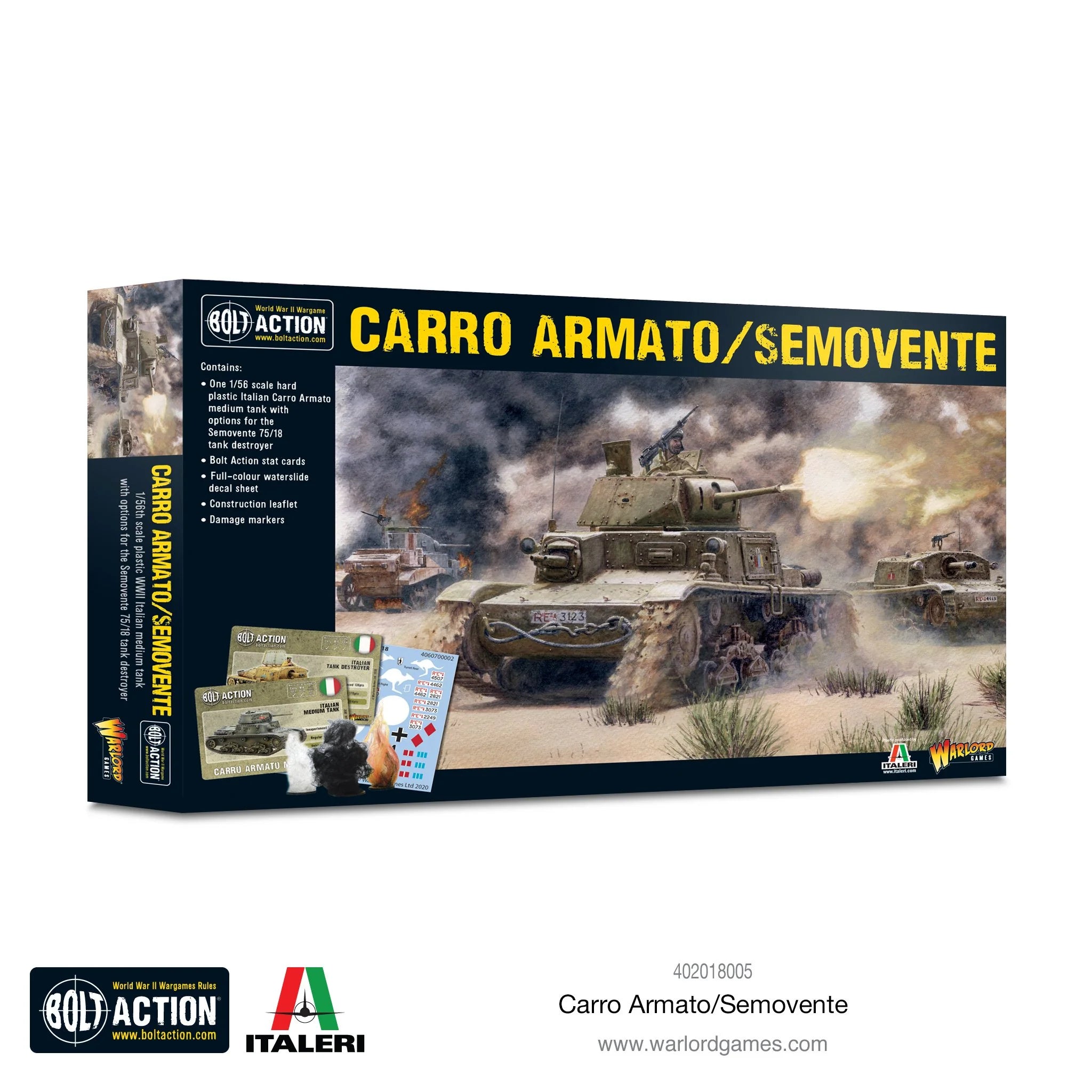 Warlord Games - Bolt Action - Italian Carro Armato/Semovente | Event Horizon Hobbies CA