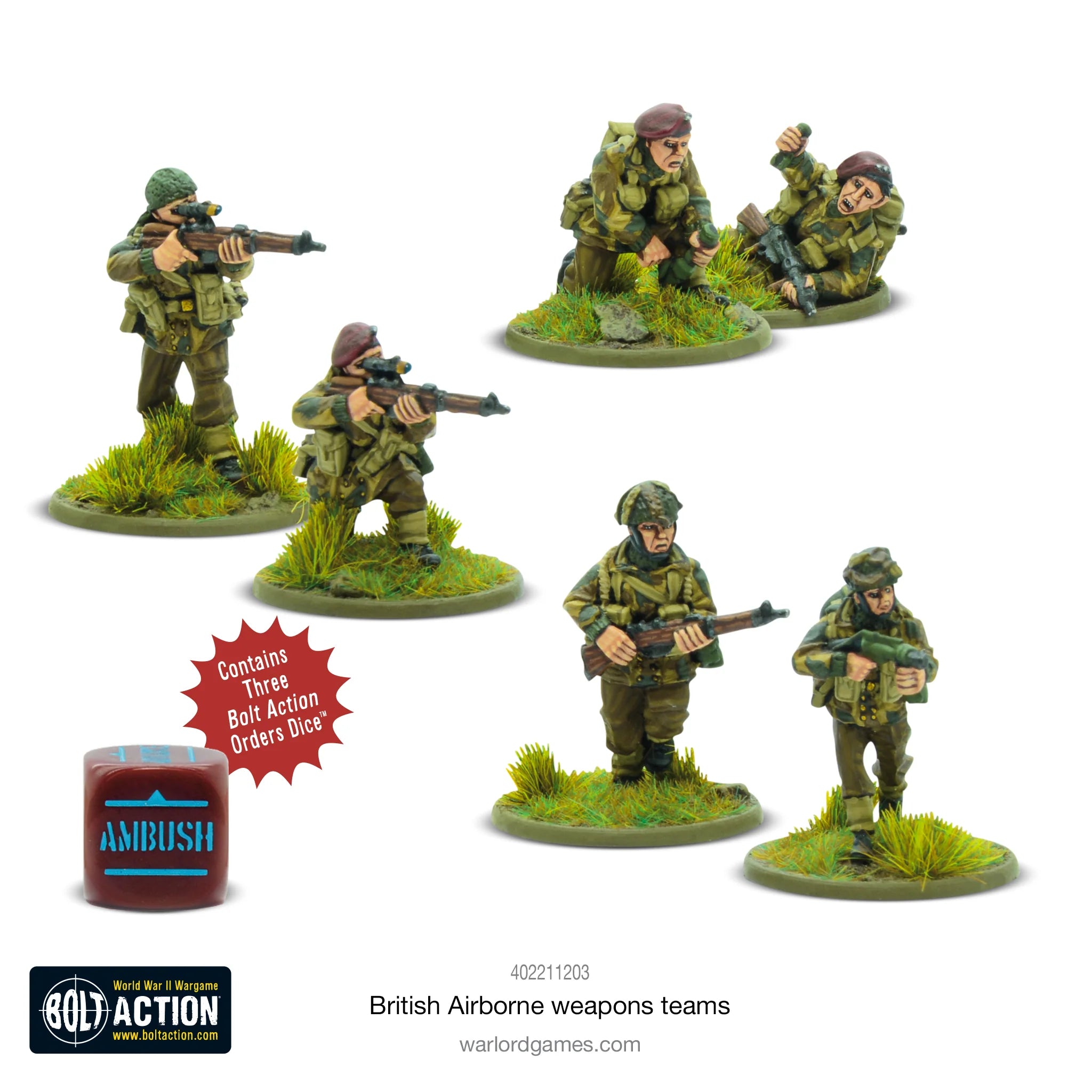 Warlord Games - Bolt Action - British Airborne Weapons Teams | Event Horizon Hobbies CA