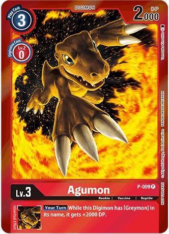 Agumon [P-009] (Gift Box 2022) [Promotional Cards] | Event Horizon Hobbies CA