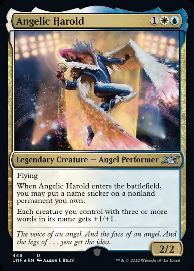 Angelic Harold (Galaxy Foil) [Unfinity] | Event Horizon Hobbies CA