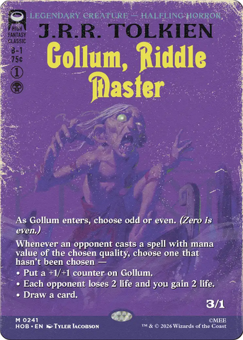 Gollum, Riddle Master (Borderless) [The Hobbit]