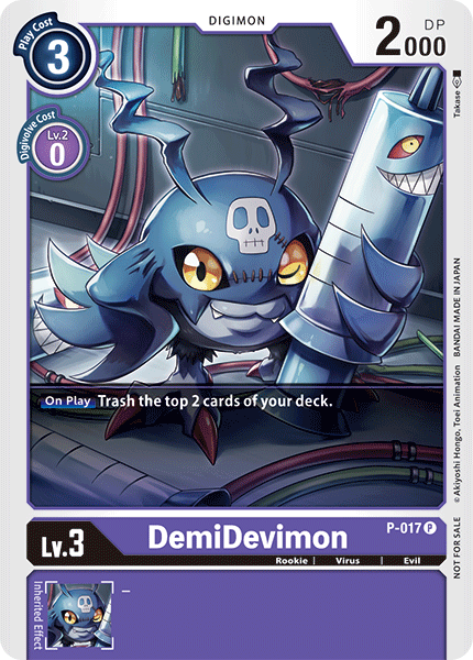 DemiDevimon [P-017] [Promotional Cards] | Event Horizon Hobbies CA