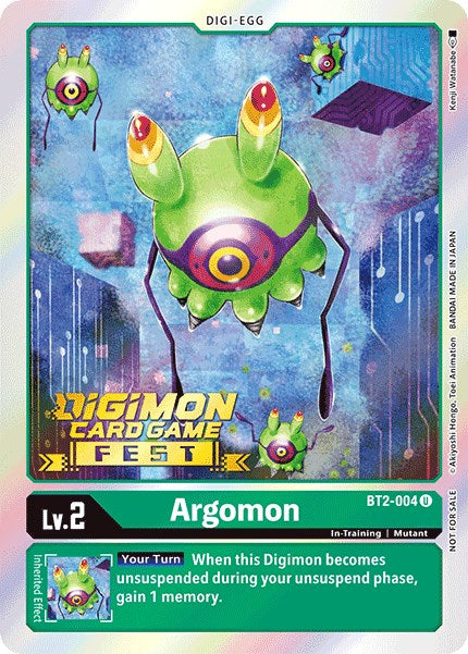 Argomon [BT2-004] (Digimon Card Game Fest 2022) [Release Special Booster Promos] | Event Horizon Hobbies CA