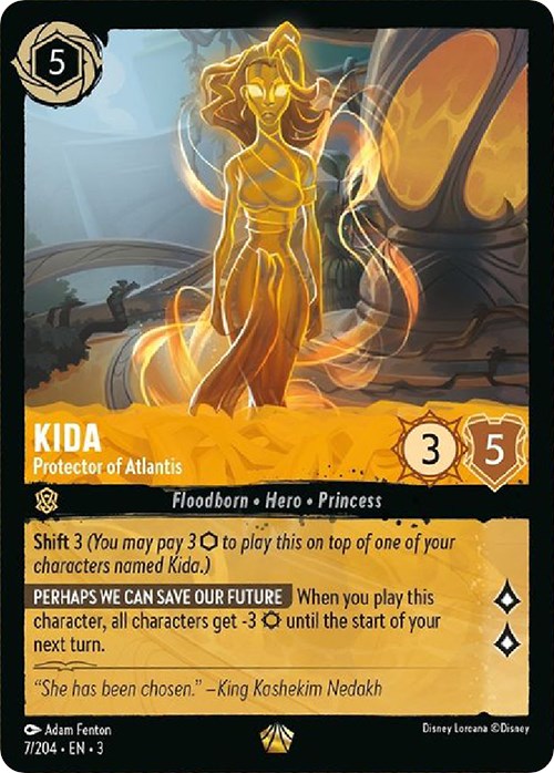 Kida - Protector of Atlantis (7/204) [Into the Inklands] | Event Horizon Hobbies CA