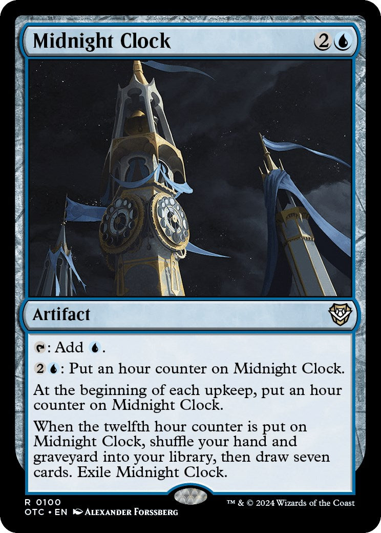 Midnight Clock [Outlaws of Thunder Junction Commander] | Event Horizon Hobbies CA