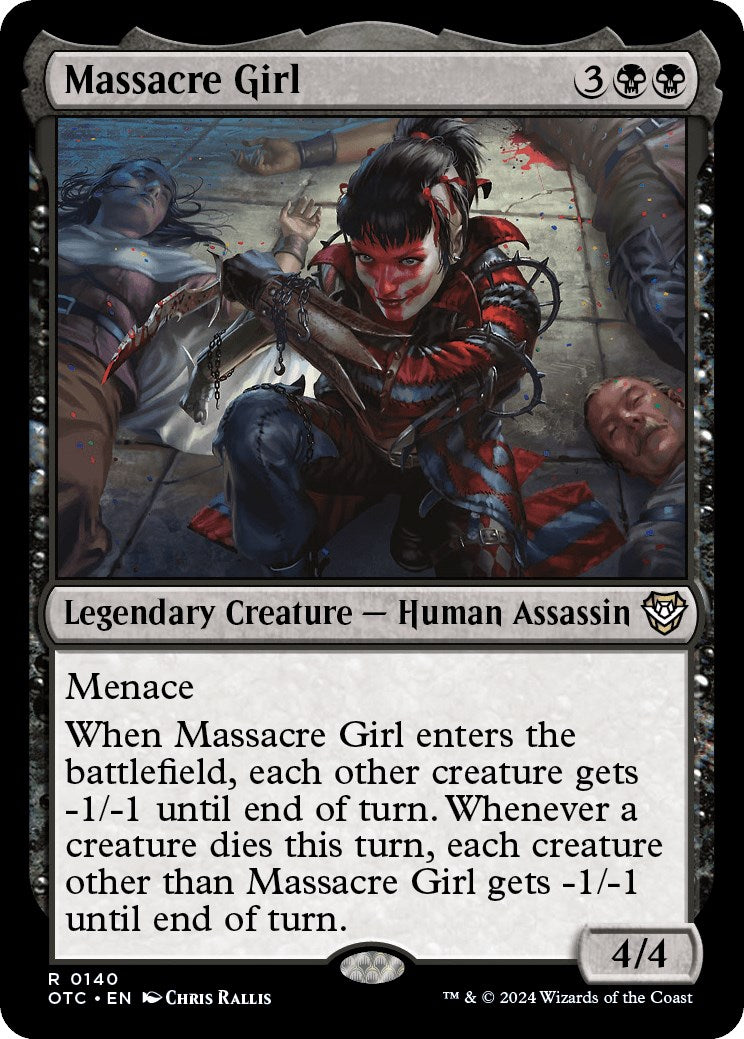 Massacre Girl [Outlaws of Thunder Junction Commander] | Event Horizon Hobbies CA