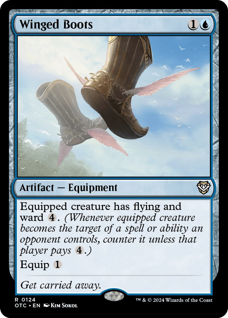Winged Boots [Outlaws of Thunder Junction Commander] | Event Horizon Hobbies CA