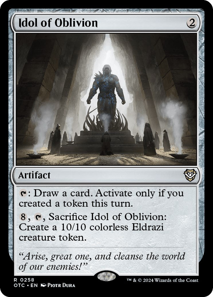 Idol of Oblivion [Outlaws of Thunder Junction Commander] | Event Horizon Hobbies CA