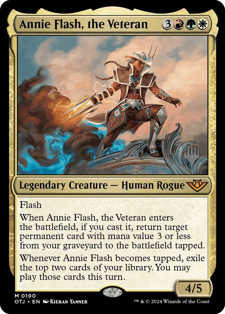 Annie Flash, the Veteran (Promo Pack) [Outlaws of Thunder Junction Promos] | Event Horizon Hobbies CA
