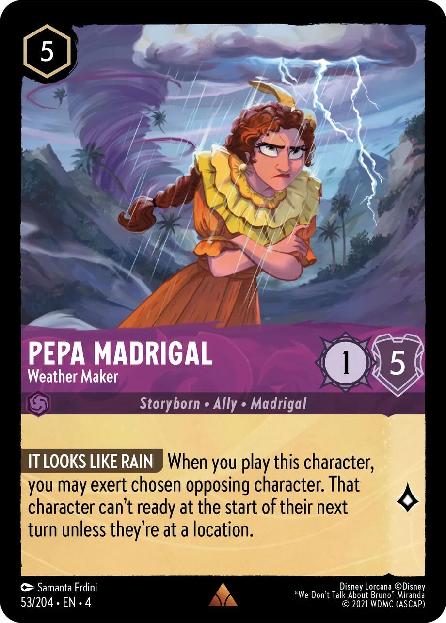 Pepa Madrigal - Weather Maker (53/204) [Ursula's Return] | Event Horizon Hobbies CA