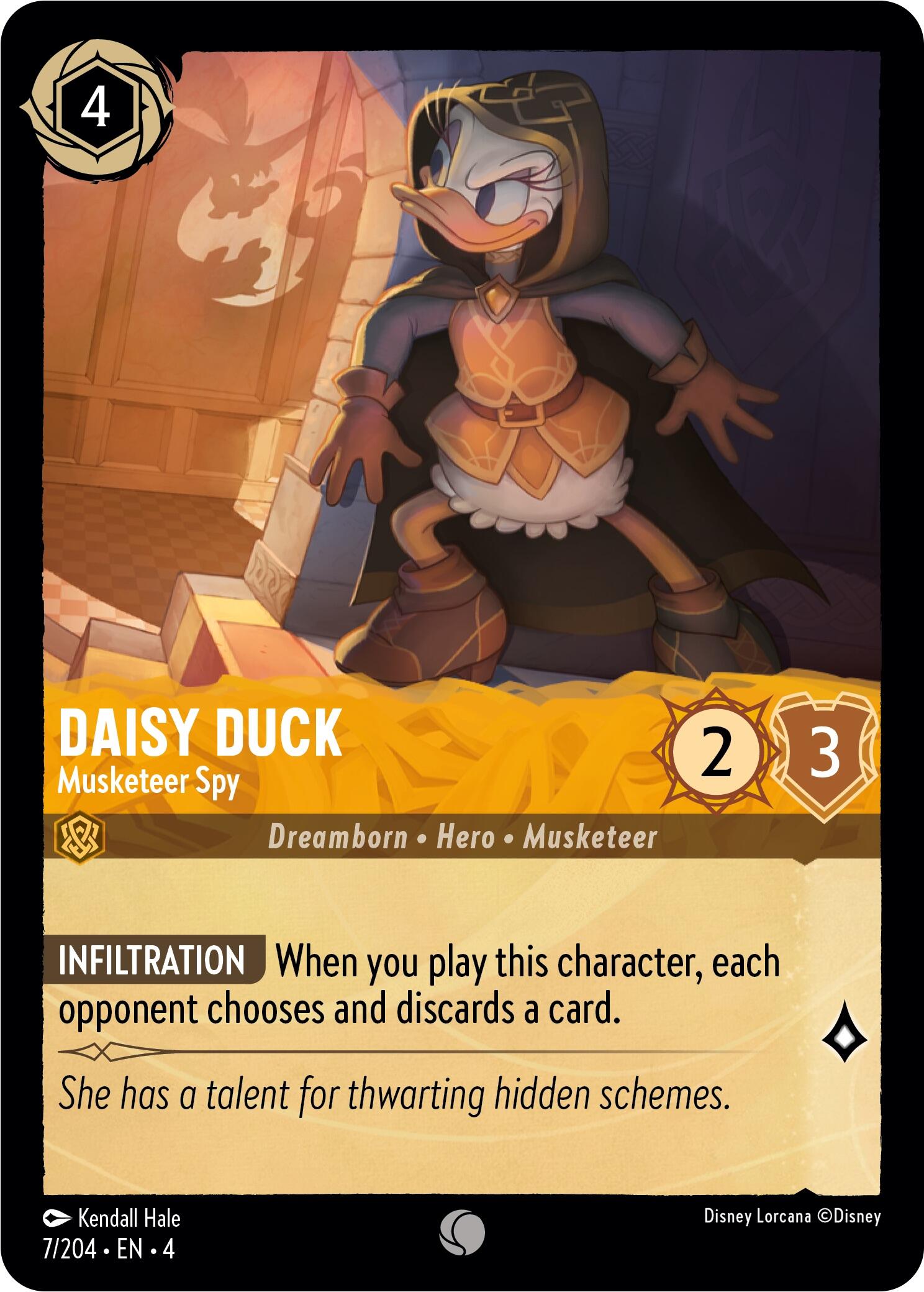 Daisy Duck - Musketeer Spy (7/204) [Ursula's Return] | Event Horizon Hobbies CA