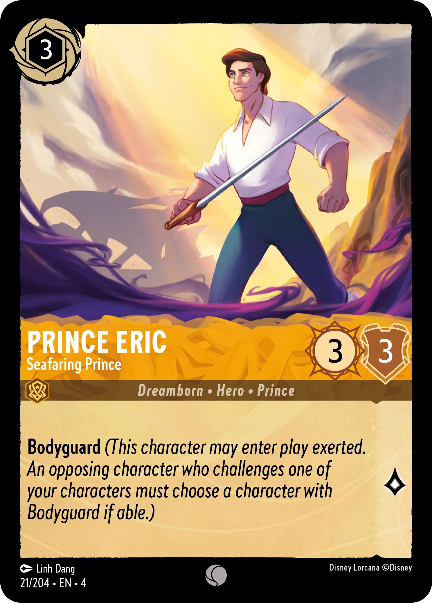 Prince Eric - Seafaring Prince (21/204) [Ursula's Return] | Event Horizon Hobbies CA