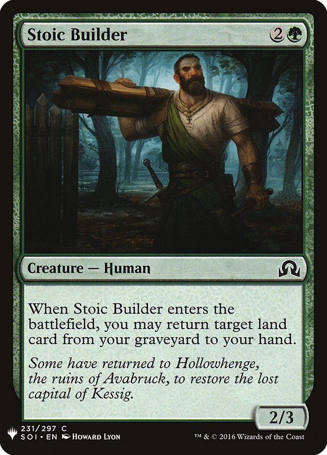 Stoic Builder [Mystery Booster] | Event Horizon Hobbies CA