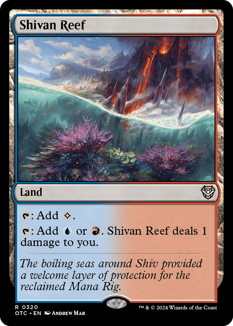 Shivan Reef [Outlaws of Thunder Junction Commander] | Event Horizon Hobbies CA