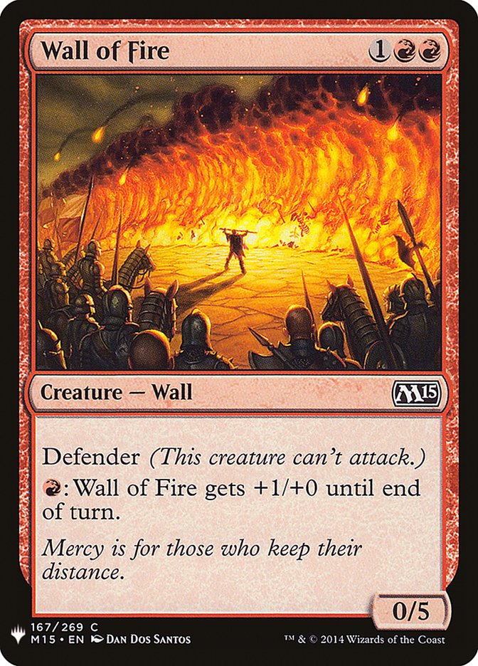 Wall of Fire [Mystery Booster] | Event Horizon Hobbies CA