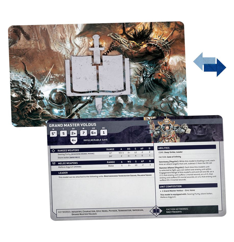 40K - Datasheet Cards - Grey Knights